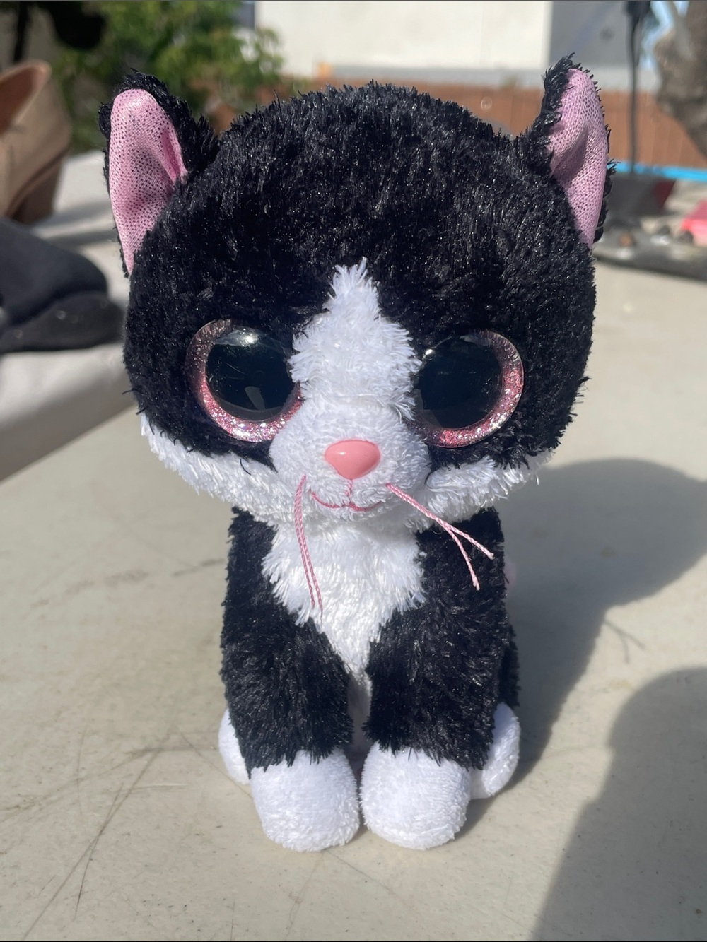 TY  Black & White Kitten